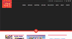 Desktop Screenshot of downtownokc.com