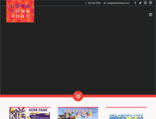 Tablet Screenshot of downtownokc.com